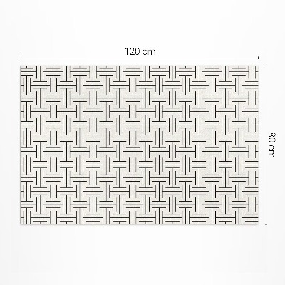 Vinyl carpet Minimalist maze with regular lines