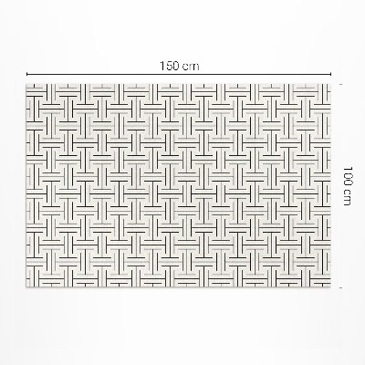 Vinyl carpet Minimalist maze with regular lines
