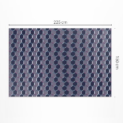 Vinyl carpet Fine mosaic 3d hexagons
