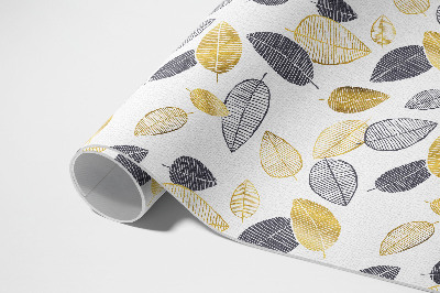Vinyl carpet Light and dark leaves in trendy natural pattern