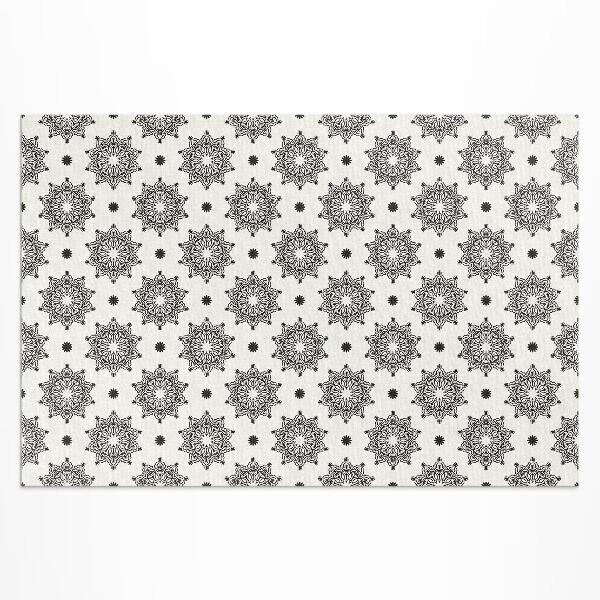 Vinyl carpet Small mandalas boho oriental pattern