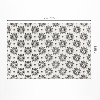 Vinyl carpet Small mandalas boho oriental pattern