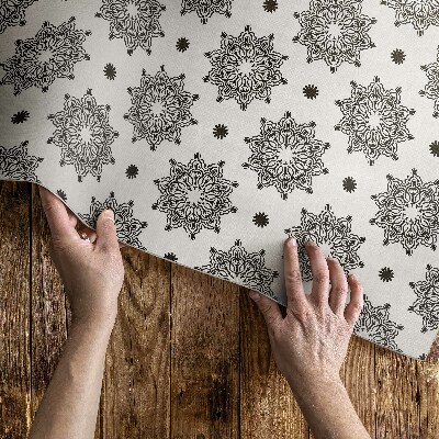 Vinyl carpet Small mandalas boho oriental pattern
