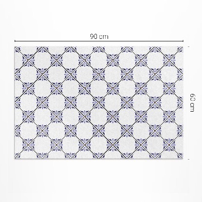 Vinyl carpet Greek decorative tiles