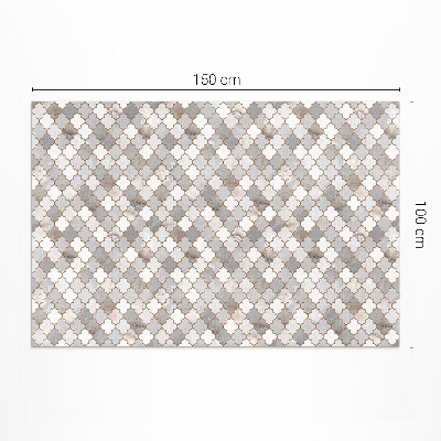 Vinyl carpet Fashionable mosaic stone elegant tiles