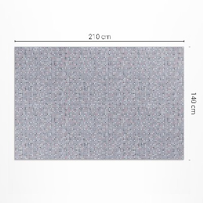 Vinyl carpet Colorful dots retro details