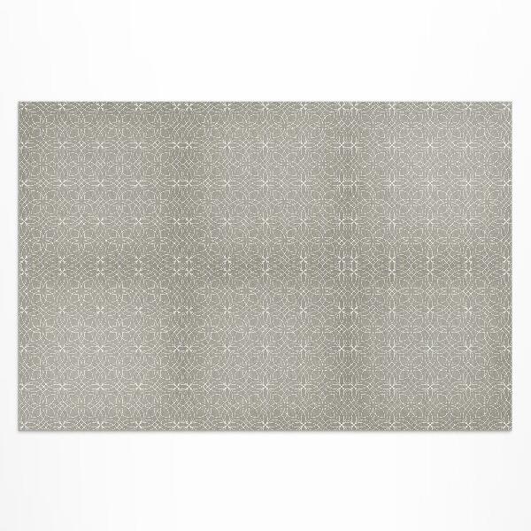 Vinyl carpet Fine pattern of interwoven circles