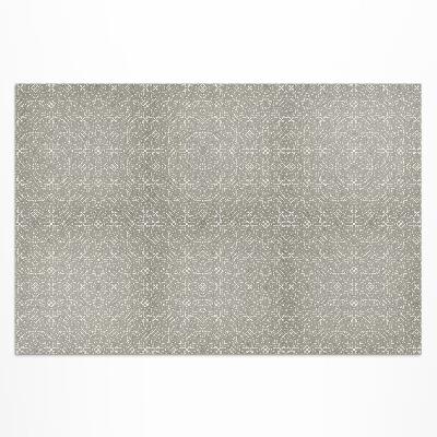 Vinyl carpet Fine pattern of interwoven circles