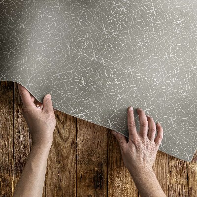 Vinyl carpet Fine pattern of interwoven circles