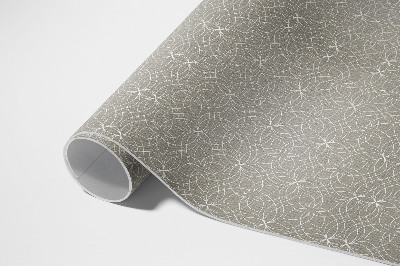 Vinyl carpet Fine pattern of interwoven circles