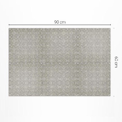 Vinyl carpet Fine pattern of interwoven circles