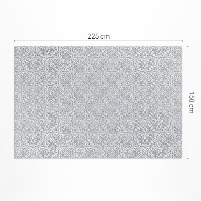 Vinyl carpet Fine mosaic with ornamental details