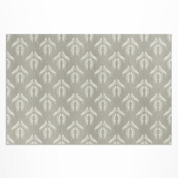 Vinyl carpet Regular ornamental floral pattern