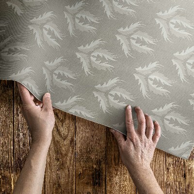Vinyl carpet Regular ornamental floral pattern