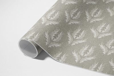 Vinyl carpet Regular ornamental floral pattern