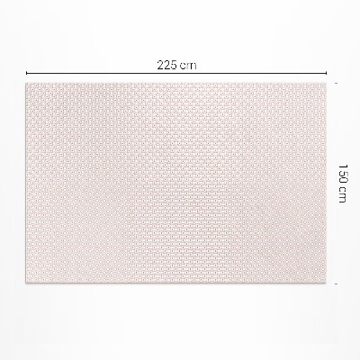Vinyl carpet Fine mosaic in pastel colors