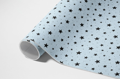 Vinyl carpet Fine black cosmos stars