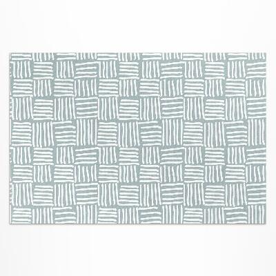Vinyl carpet Minimalist pattern Boho plaid