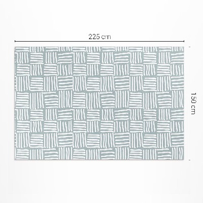 Vinyl carpet Minimalist pattern Boho plaid
