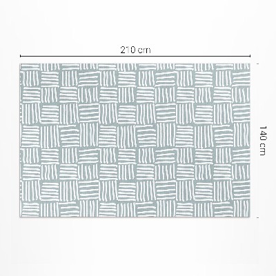 Vinyl carpet Minimalist pattern Boho plaid