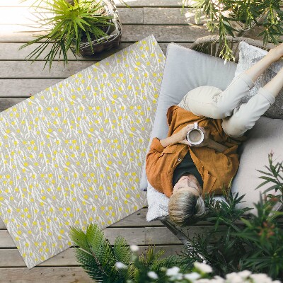 Vinyl carpet Field meadow fine boho flowers
