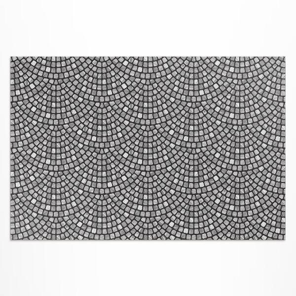 Vinyl carpet Fine mosaic with stone design