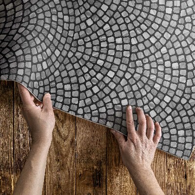 Vinyl carpet Fine mosaic with stone design