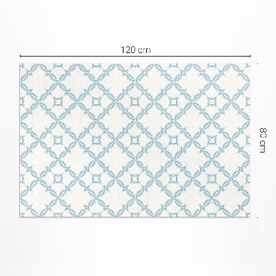 Vinyl carpet Decorative tiles with chain weave