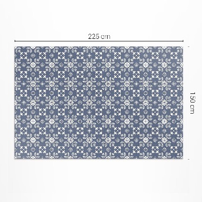 Vinyl carpet Fine ornament in elegant style