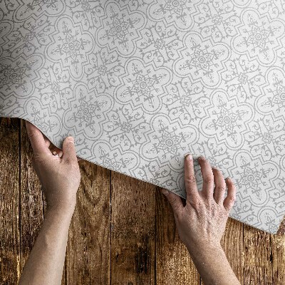 Vinyl carpet Fine ornament in elegant style