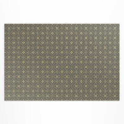Vinyl carpet Fashionable pattern elegant hoops