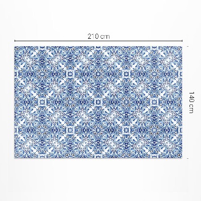 Vinyl carpet Portuguese ornamental tiles
