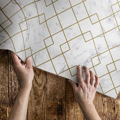 Vinyl carpet Rhombs on light marble