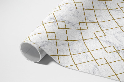 Vinyl carpet Rhombs on light marble