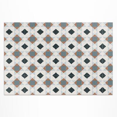 Vinyl carpet Beautiful geometric mosaic tiles