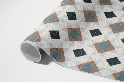 Vinyl carpet Beautiful geometric mosaic tiles