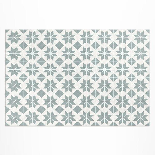 Vinyl carpet Decorative stars small tiles