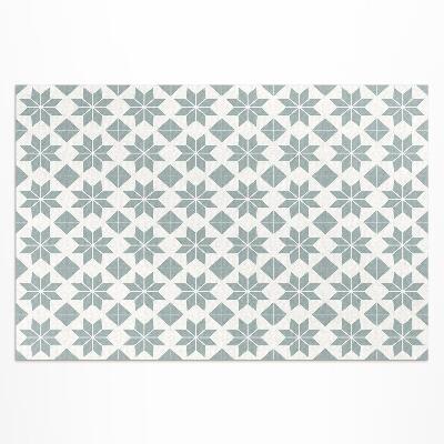 Vinyl carpet Decorative stars small tiles