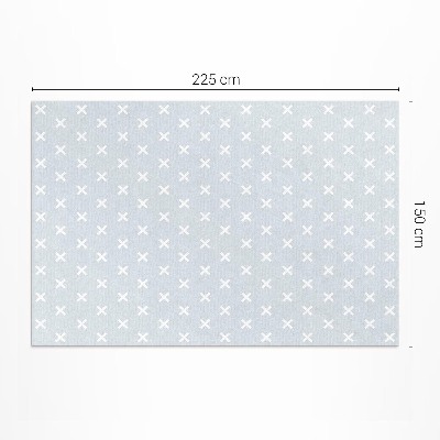 Vinyl carpet Bright crosses minimalist pattern