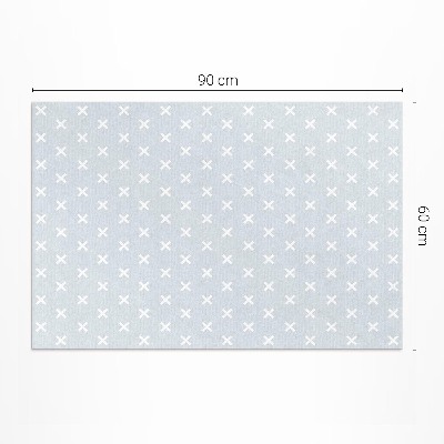 Vinyl carpet Bright crosses minimalist pattern