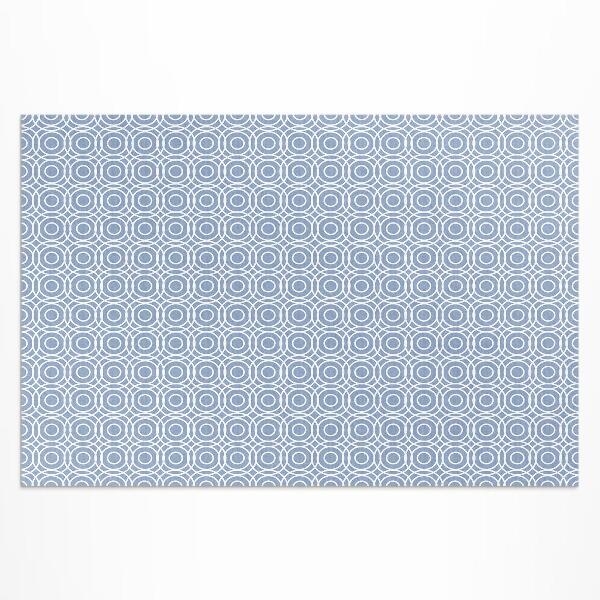Vinyl carpet Fine circle mosaic in Greek style
