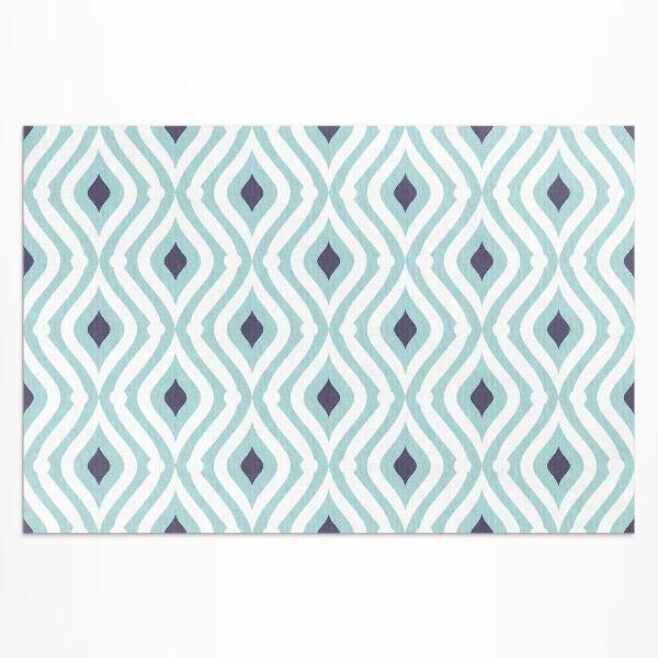Vinyl carpet Abstract waves elegant design