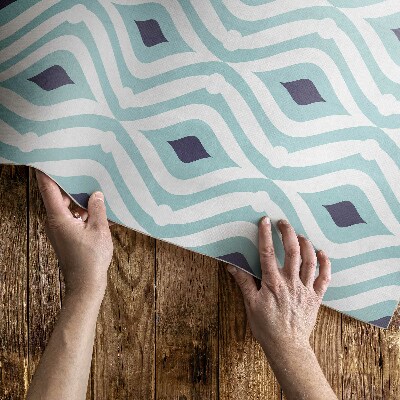 Vinyl carpet Abstract waves elegant design
