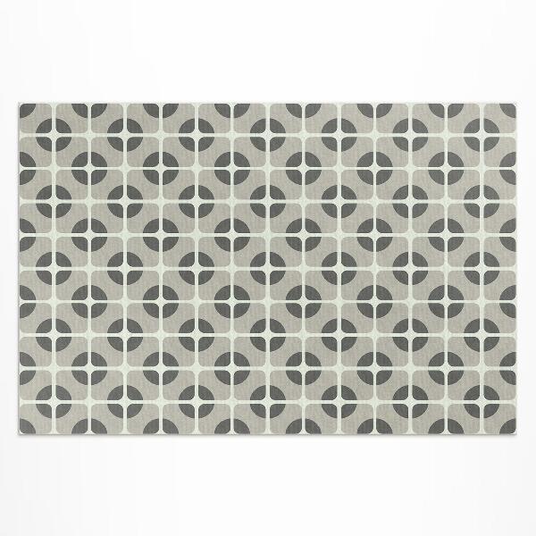 Vinyl carpet Mosaic of geometric shapes