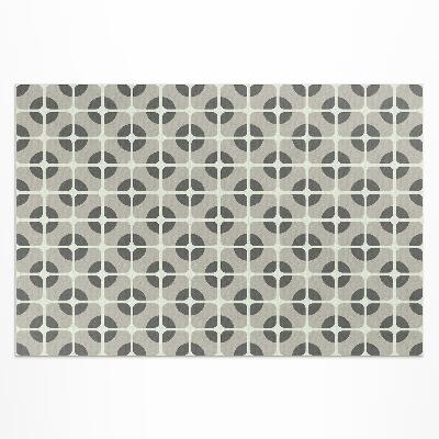 Vinyl carpet Mosaic of geometric shapes