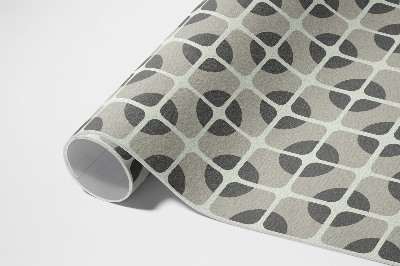 Vinyl carpet Mosaic of geometric shapes