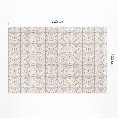 Vinyl carpet Elegant minimalist decorative pattern