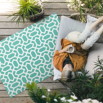 Vinyl carpet Mosaic of irregular tiles