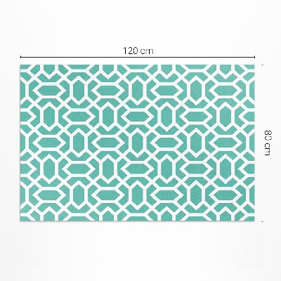 Vinyl carpet Mosaic of irregular tiles