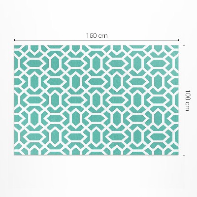 Vinyl carpet Mosaic of irregular tiles